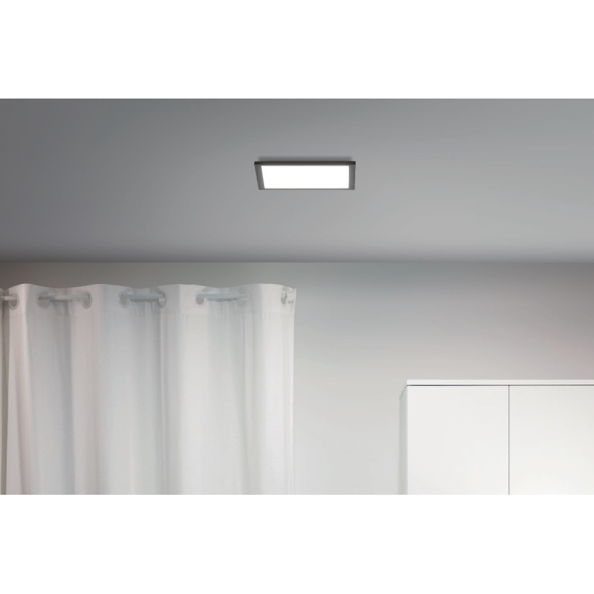 WiZ - LED Dimmable ceiling light SUPERSLIM LED/12W/230V 2700-6500K Wi-Fi black