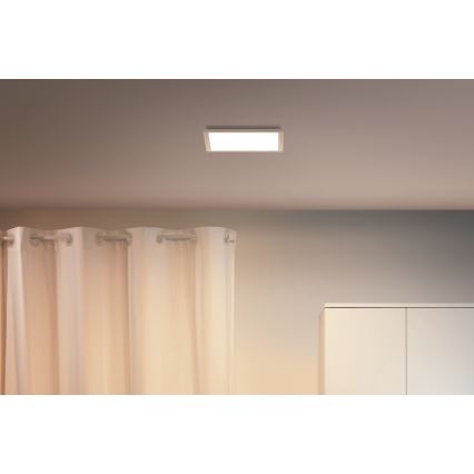 WiZ - LED Dimmable ceiling light SUPERSLIM LED/12W/230V 2700-6500K Wi-Fi white