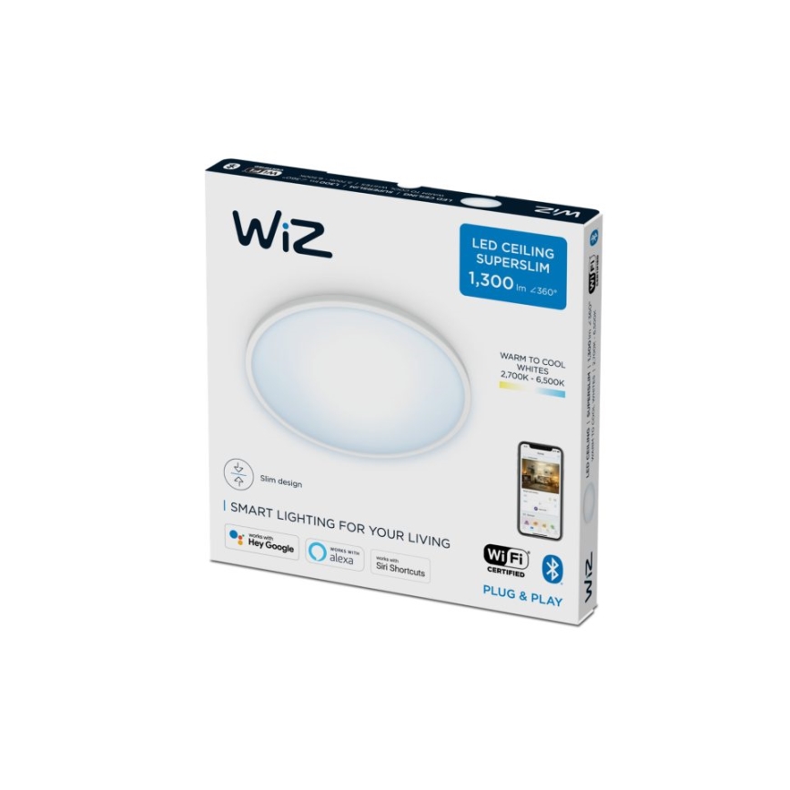 WiZ - LED Dimmable ceiling light SUPERSLIM LED/14W/230V 2700-6500K Wi-Fi white