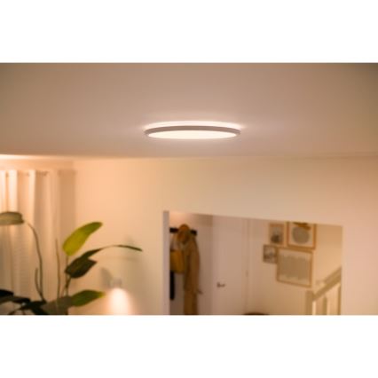 WiZ - LED Dimmable ceiling light SUPERSLIM LED/16W/230V 2700-6500K Wi-Fi white