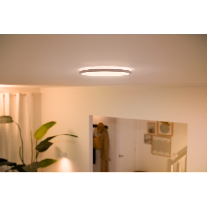 WiZ - LED Dimmable ceiling light SUPERSLIM LED/16W/230V 2700-6500K Wi-Fi white