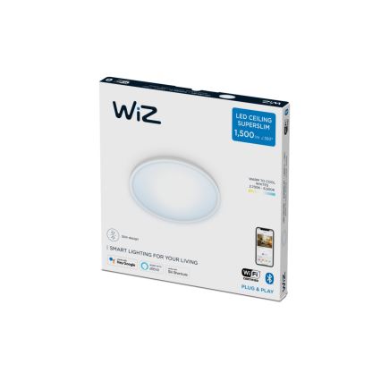 WiZ - LED Dimmable ceiling light SUPERSLIM LED/16W/230V 2700-6500K Wi-Fi white
