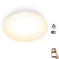 WiZ - LED Dimmable ceiling light SUPERSLIM LED/17W/230V 2700K Wi-Fi