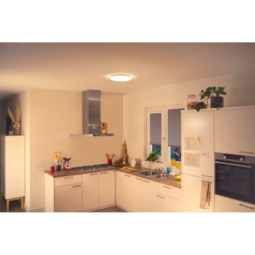 WiZ - LED Dimmable ceiling light SUPERSLIM LED/17W/230V 2700K Wi-Fi