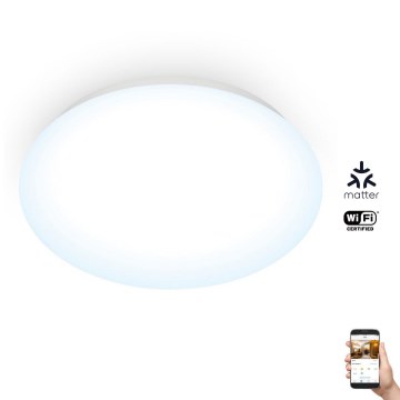 WiZ - LED Dimmable ceiling light SUPERSLIM LED/17W/230V 4000K Wi-Fi