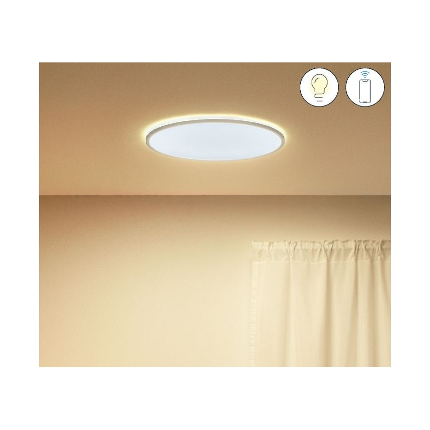 WiZ - LED Dimmable ceiling light SUPERSLIM LED/22W/230V 2700-6500K Wi-Fi white