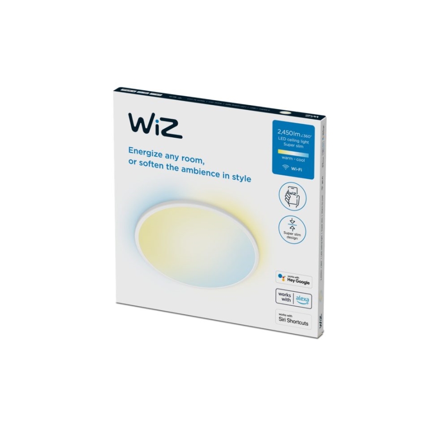 WiZ - LED Dimmable ceiling light SUPERSLIM LED/22W/230V 2700-6500K Wi-Fi white
