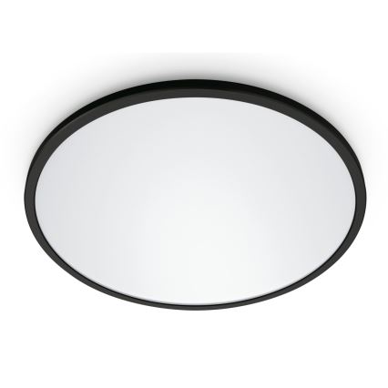 WiZ - LED Dimmable ceiling light SUPERSLIM LED/32W/230V 2700-6500K Wi-Fi black