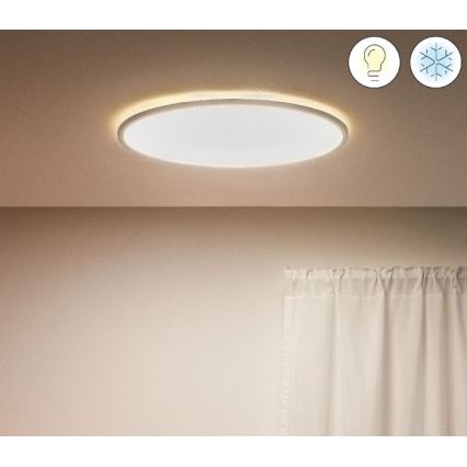 WiZ - LED Dimmable ceiling light SUPERSLIM LED/32W/230V 2700-6500K Wi-Fi white
