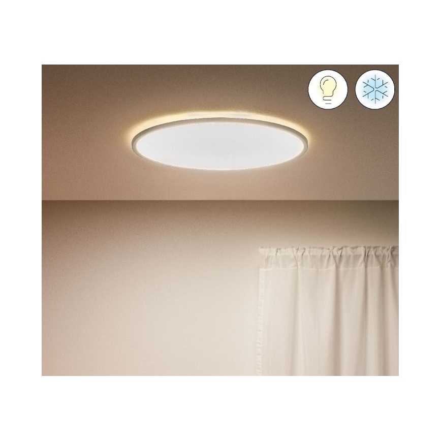 WiZ - LED Dimmable ceiling light SUPERSLIM LED/32W/230V 2700-6500K Wi-Fi white