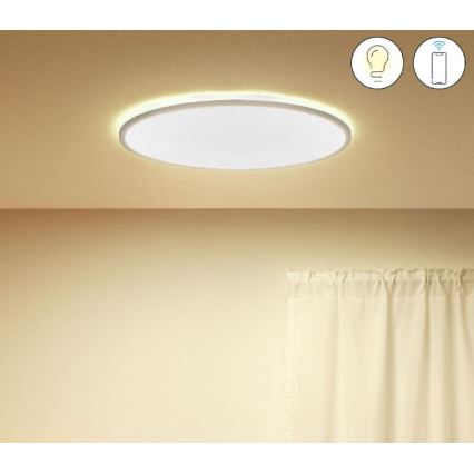 WiZ - LED Dimmable ceiling light SUPERSLIM LED/32W/230V 2700-6500K Wi-Fi white