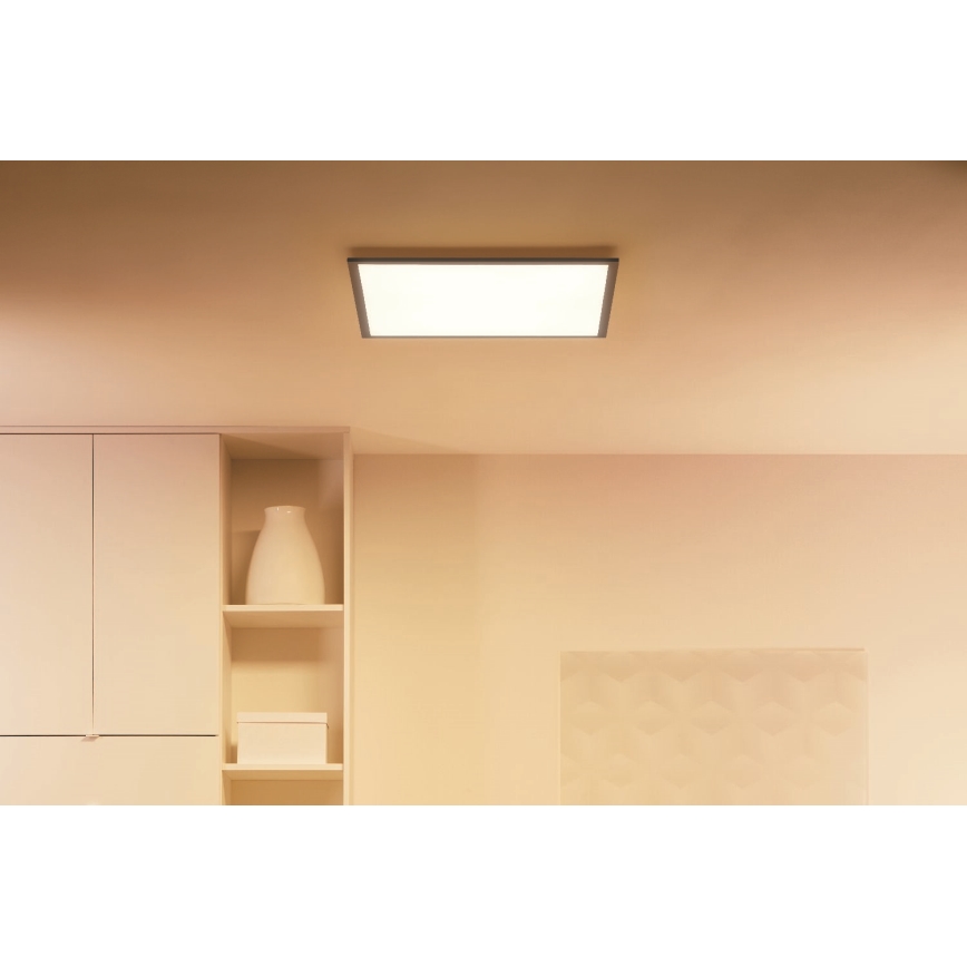 WiZ - LED Dimmable ceiling light SUPERSLIM LED/36W/230V 2700-6500K Wi-Fi black