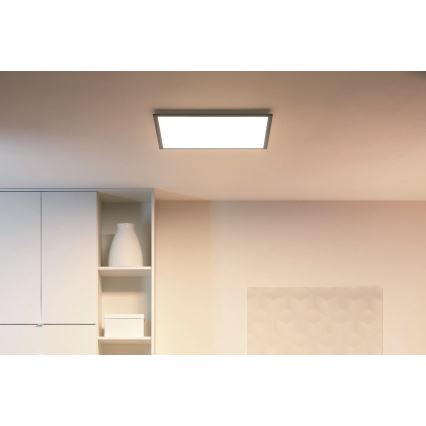 WiZ - LED Dimmable ceiling light SUPERSLIM LED/36W/230V 2700-6500K Wi-Fi black