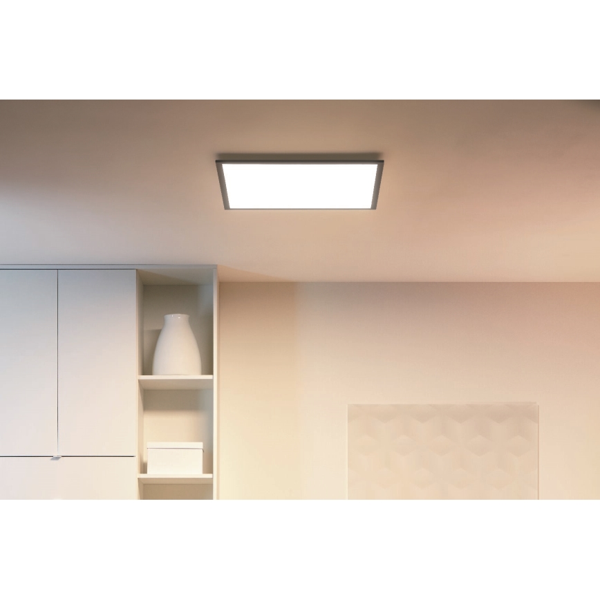 WiZ - LED Dimmable ceiling light SUPERSLIM LED/36W/230V 2700-6500K Wi-Fi black