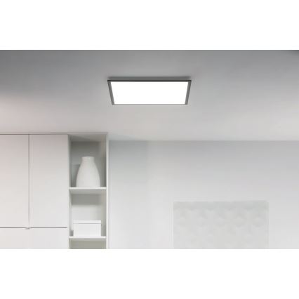 WiZ - LED Dimmable ceiling light SUPERSLIM LED/36W/230V 2700-6500K Wi-Fi black