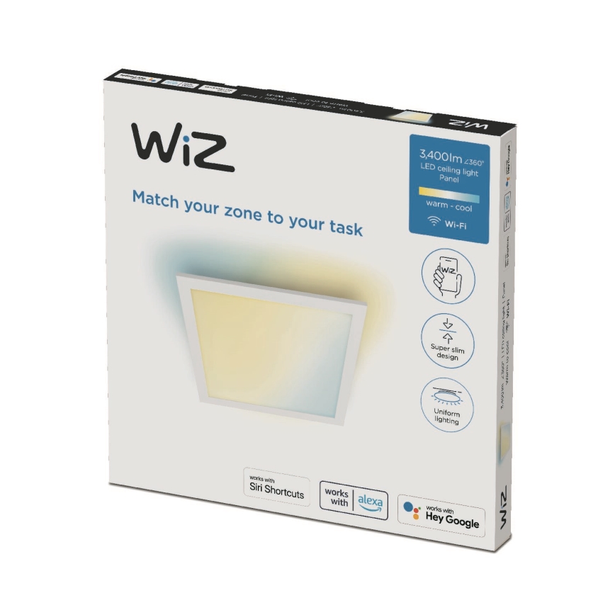 WiZ - LED Dimmable ceiling light SUPERSLIM LED/36W/230V 2700-6500K Wi-Fi white