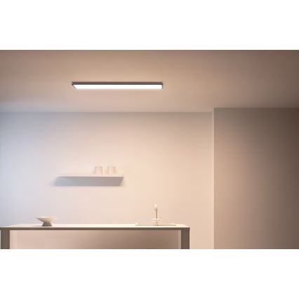 WiZ - LED Dimmable panel SUPERSLIM LED/36W/230V 2700-6500K Wi-Fi black
