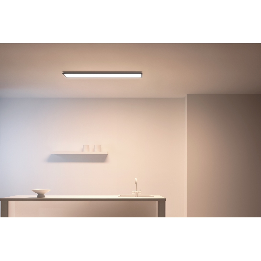 WiZ - LED Dimmable panel SUPERSLIM LED/36W/230V 2700-6500K Wi-Fi black