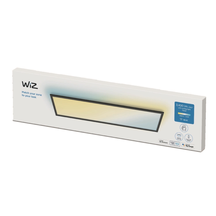 WiZ - LED Dimmable panel SUPERSLIM LED/36W/230V 2700-6500K Wi-Fi black