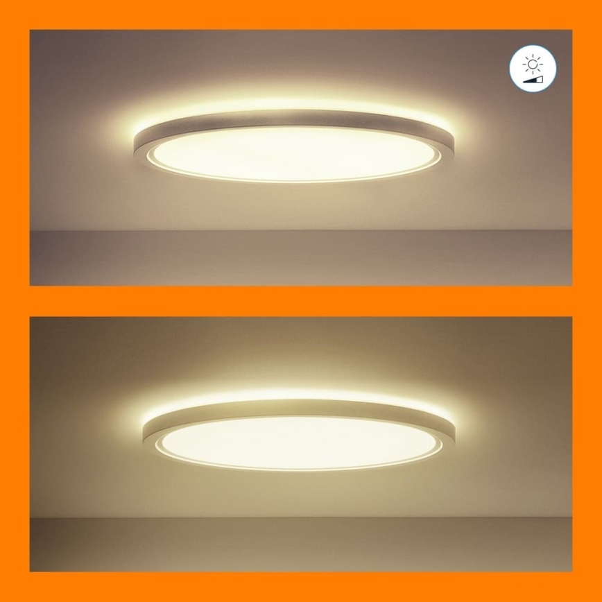 WiZ - LED RGB Dimmable ceiling light SUPERSLIM LED/22W/230V 2700-6500K Wi-Fi white