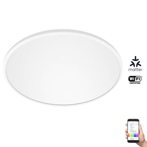 WiZ - LED RGB Dimmable ceiling light SUPERSLIM LED/32W/230V 2700-6500K Wi-Fi white