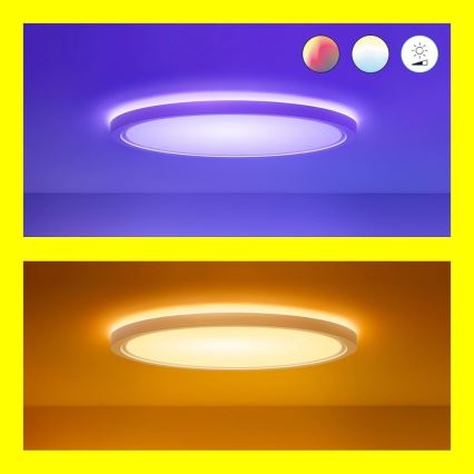 WiZ - LED RGB Dimmable ceiling light SUPERSLIM LED/32W/230V 2700-6500K Wi-Fi white