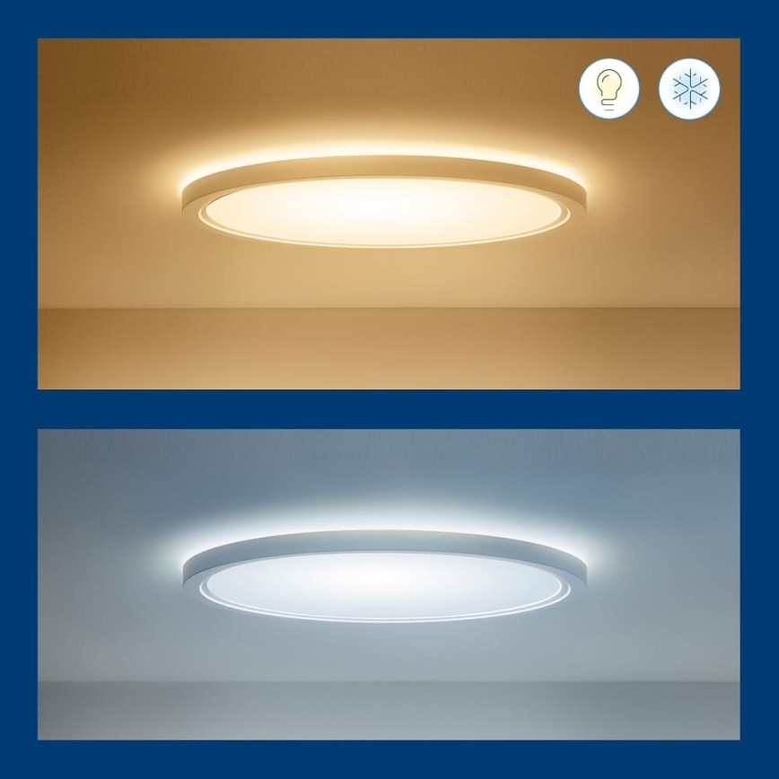 WiZ - LED RGB Dimmable ceiling light SUPERSLIM LED/32W/230V 2700-6500K Wi-Fi white