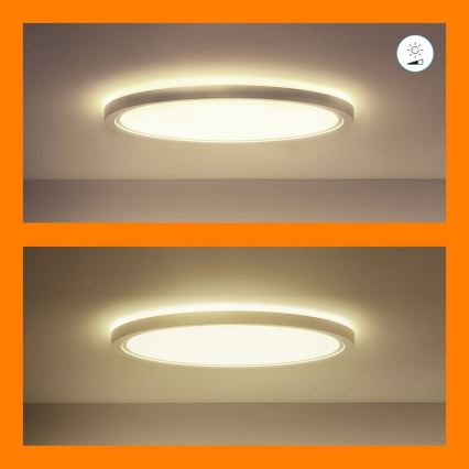 WiZ - LED RGB Dimmable ceiling light SUPERSLIM LED/32W/230V 2700-6500K Wi-Fi white