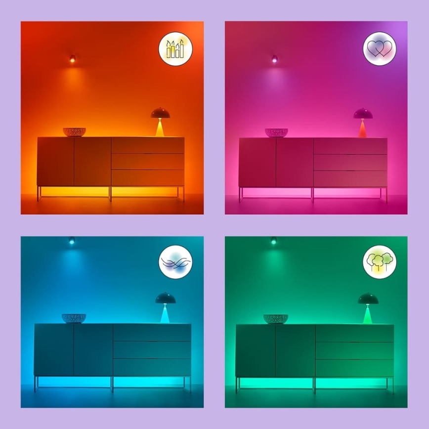 WiZ - LED RGB Dimmable ceiling light SUPERSLIM LED/32W/230V 2700-6500K Wi-Fi white