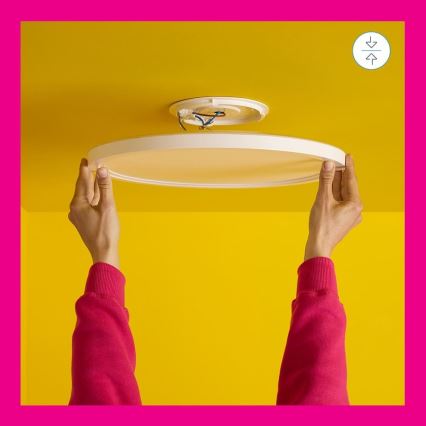 WiZ - LED RGB Dimmable ceiling light SUPERSLIM LED/32W/230V 2700-6500K Wi-Fi white