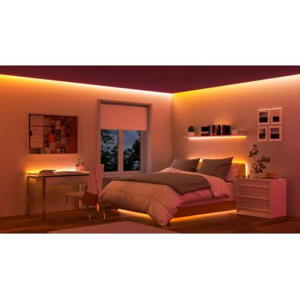 WiZ - LED RGBIC Dimmable Strip 4m LED/10.2W/5V 2700-6500K Wi-Fi