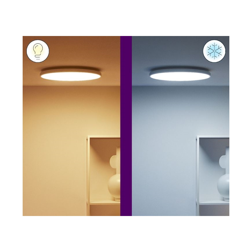 WiZ - LED RGBW Dimmable ceiling light RUNE LED/21W/230V 2700-6500K Wi-Fi white