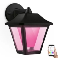 WiZ - LED RGBW Dimmable outdoor wall light LED/9,5W/230V 2700-5000K IP44 Wi-Fi