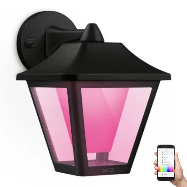 WiZ - LED RGBW Dimmable outdoor wall light LED/9,5W/230V 2700-5000K IP44 Wi-Fi