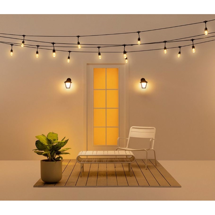 WiZ - LED RGBW Dimmable outdoor wall light LED/9,5W/230V 2700-5000K IP44 Wi-Fi