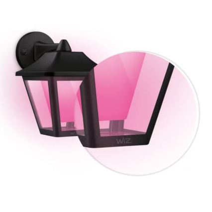 WiZ - LED RGBW Dimmable outdoor wall light LED/9,5W/230V 2700-5000K IP44 Wi-Fi