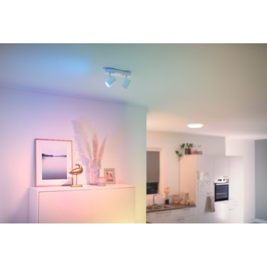 WiZ - LED RGBW Dimmable spotlight IMAGEO 1xGU10/4,9W/230V CRI 90 Wi-Fi black