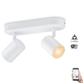 WiZ - LED RGBW Dimmable spotlight IMAGEO 2xGU10/4,9W/230V 2200-6500K Wi-Fi CRI 90 white