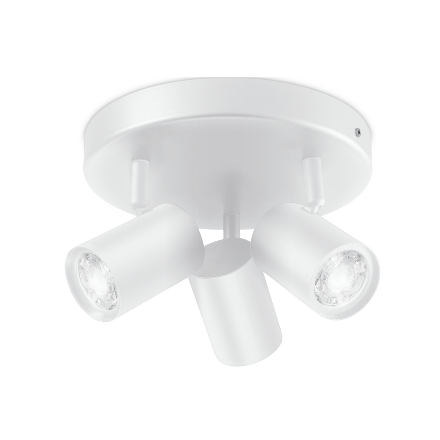 WiZ - LED RGBW Dimmable spotlight IMAGEO 3xGU10/4,9W/230V 2200-6500K Wi-Fi CRI 90 white