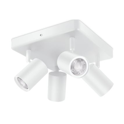 WiZ - LED RGBW Dimmable spotlight IMAGEO 4xGU10/4,9W/230V 2200-6500K Wi-Fi CRI 90 white