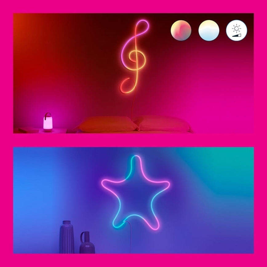 WiZ - LED RGBW Dimmable strip 3m LED/24W/230V 2700-5000K Wi-Fi