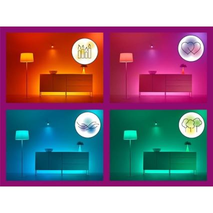 WiZ - LED RGBW Dimmable strip 3m LED/24W/230V 2700-5000K Wi-Fi