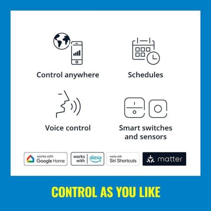 WiZ - LED RGBW Dimmable strip 3m LED/24W/230V 2700-5000K Wi-Fi