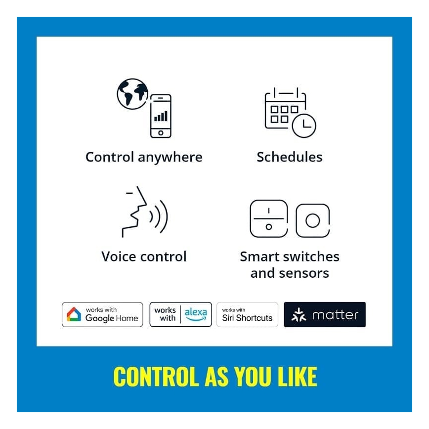 WiZ - LED RGBW Dimmable strip 3m LED/24W/230V 2700-5000K Wi-Fi