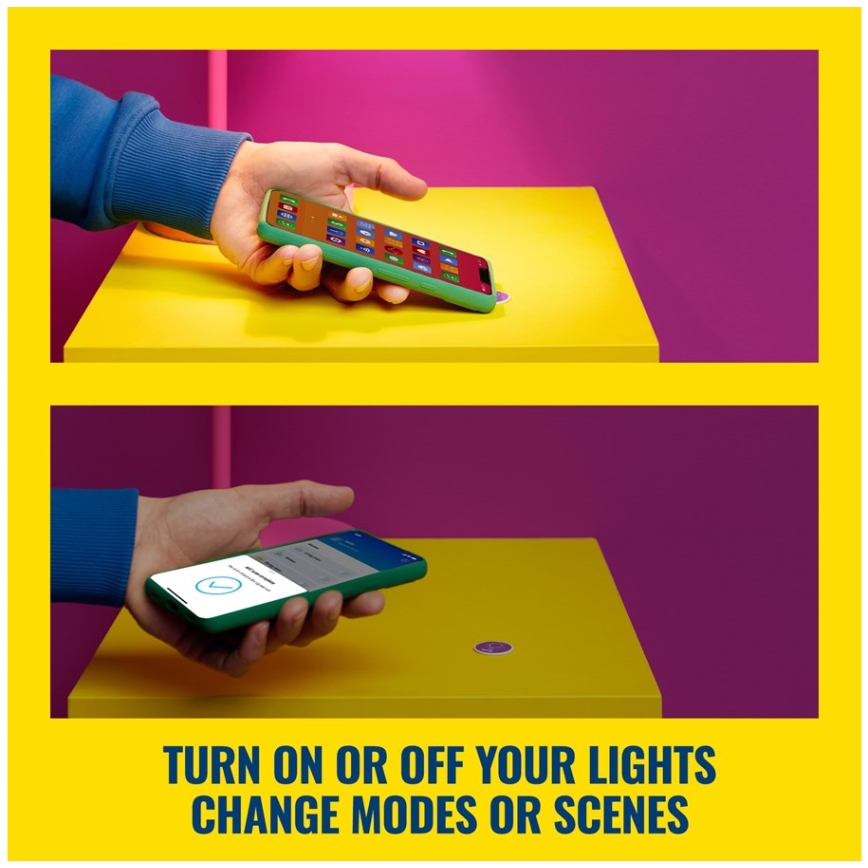WiZ - NFC Self-adhesive tag to control lighting 4 pcs