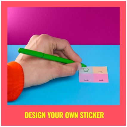 WiZ - NFC Self-adhesive tag to control lighting 4 pcs