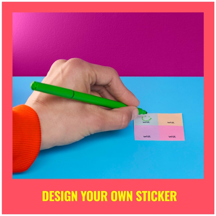 WiZ - NFC Self-adhesive tag to control lighting 4 pcs