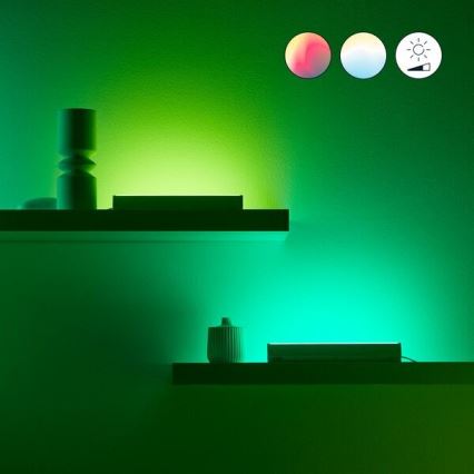 WiZ - SET 2x LED RGBW Dimmable lamp BAR LED/5,5W/230V 2200-6500K Wi-Fi