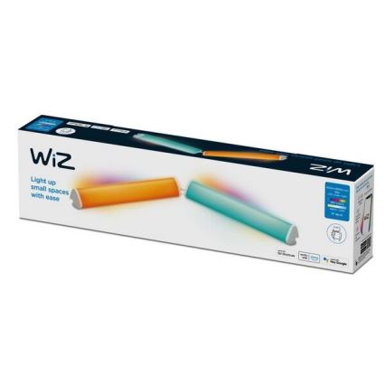 WiZ - SET 2x LED RGBW Dimmable lamp BAR LED/5,5W/230V 2200-6500K Wi-Fi