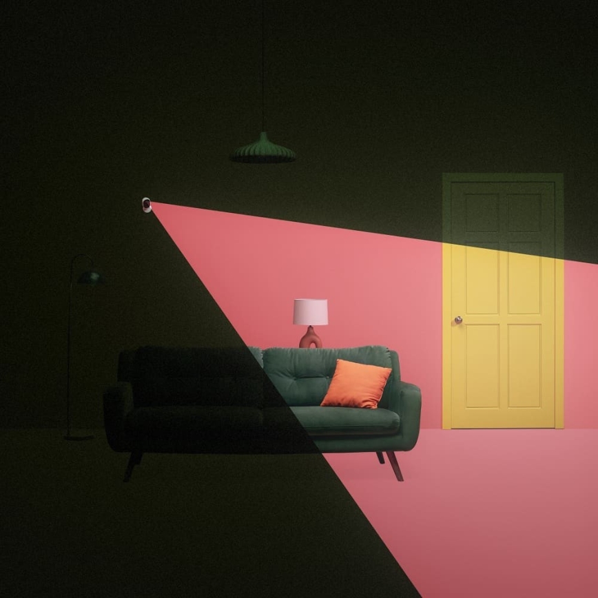 WiZ - Set for monitoring the household: 1x camera + 3x LED RGB bulb A60 E27/8,5W/230V Wi-Fi